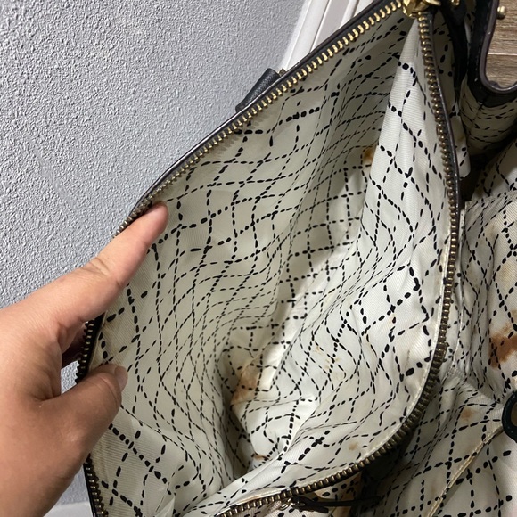 Kate spade black large leather satchel - Picture 6 of 7